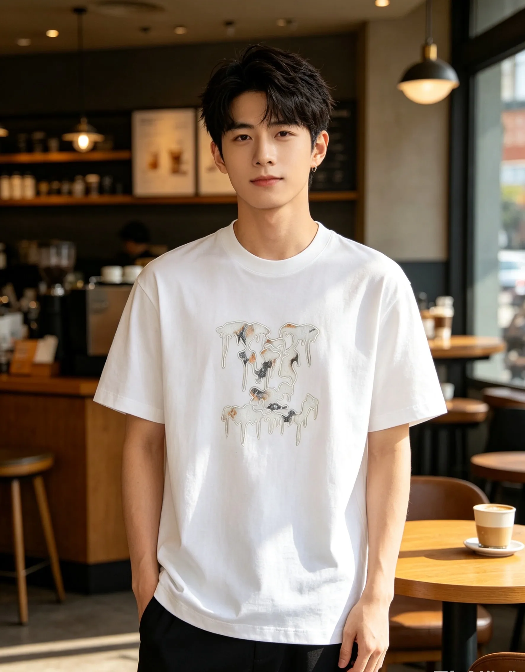 Louis Vuitton/Louis Vuitton melted Monogram embroidered short sleeves